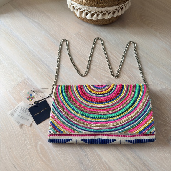 America & Beyond Handbags - America & Beyond Clutch - New Confetti